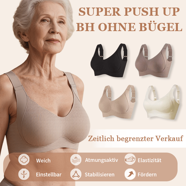 Komfortfit | Super festigender Push - Up - BH (Kaufe 1, erhalte 3) - Seoul Glow