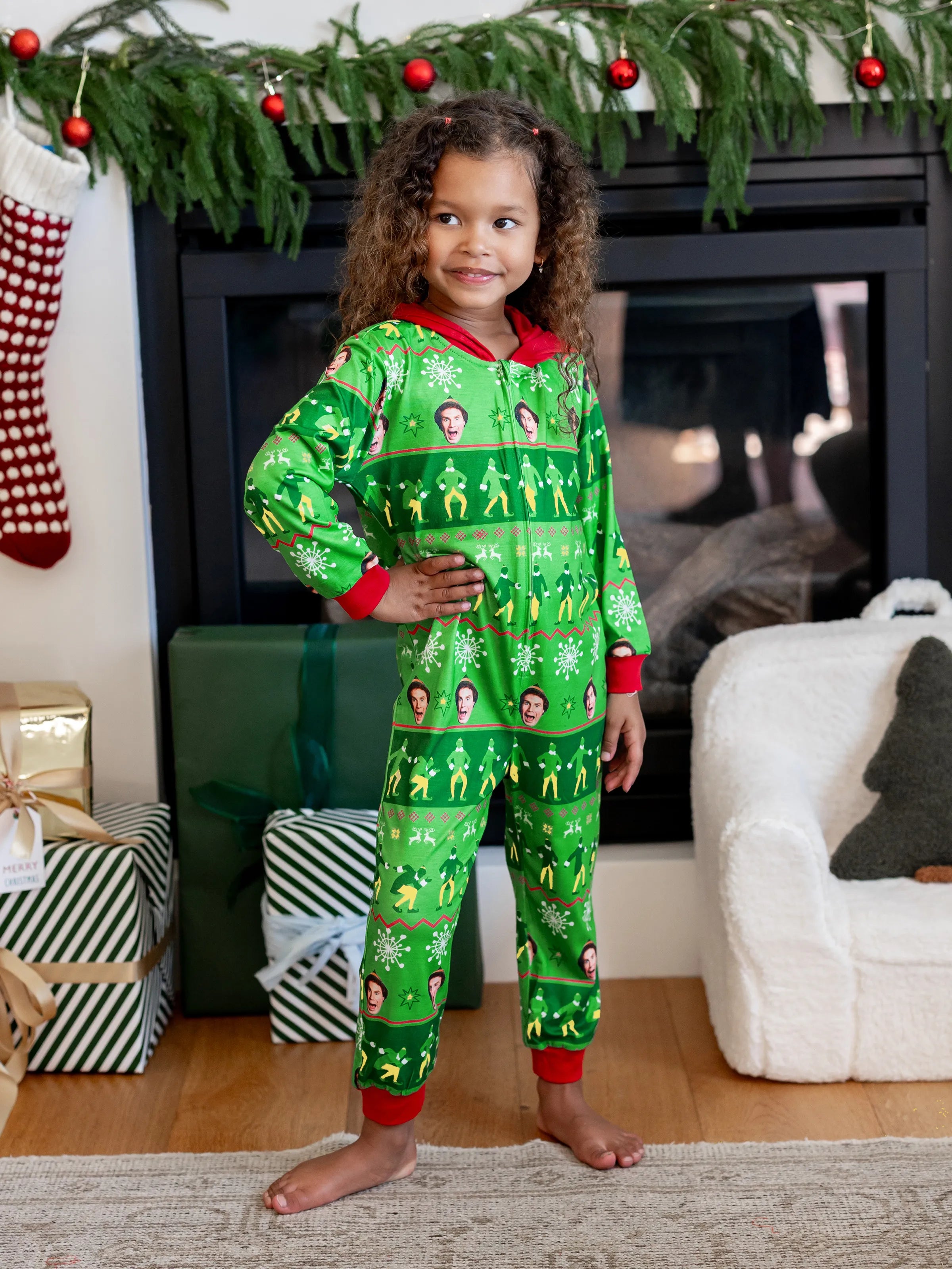 Christmas Matching Family Pyjama Set Elf Green - Seoul Glow