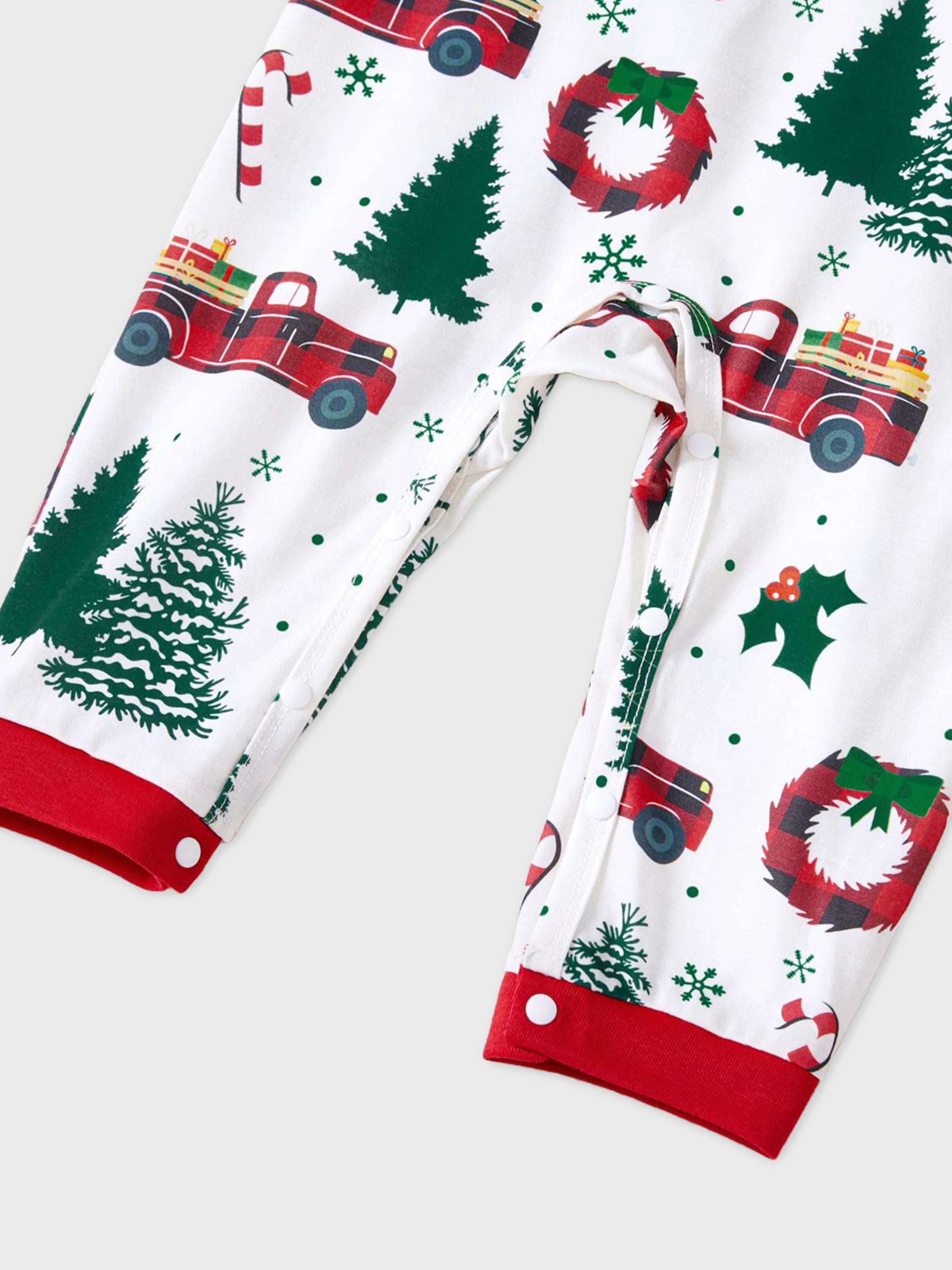 Christmas Matching Family Pyjama Set Santa Claus White - Seoul Glow