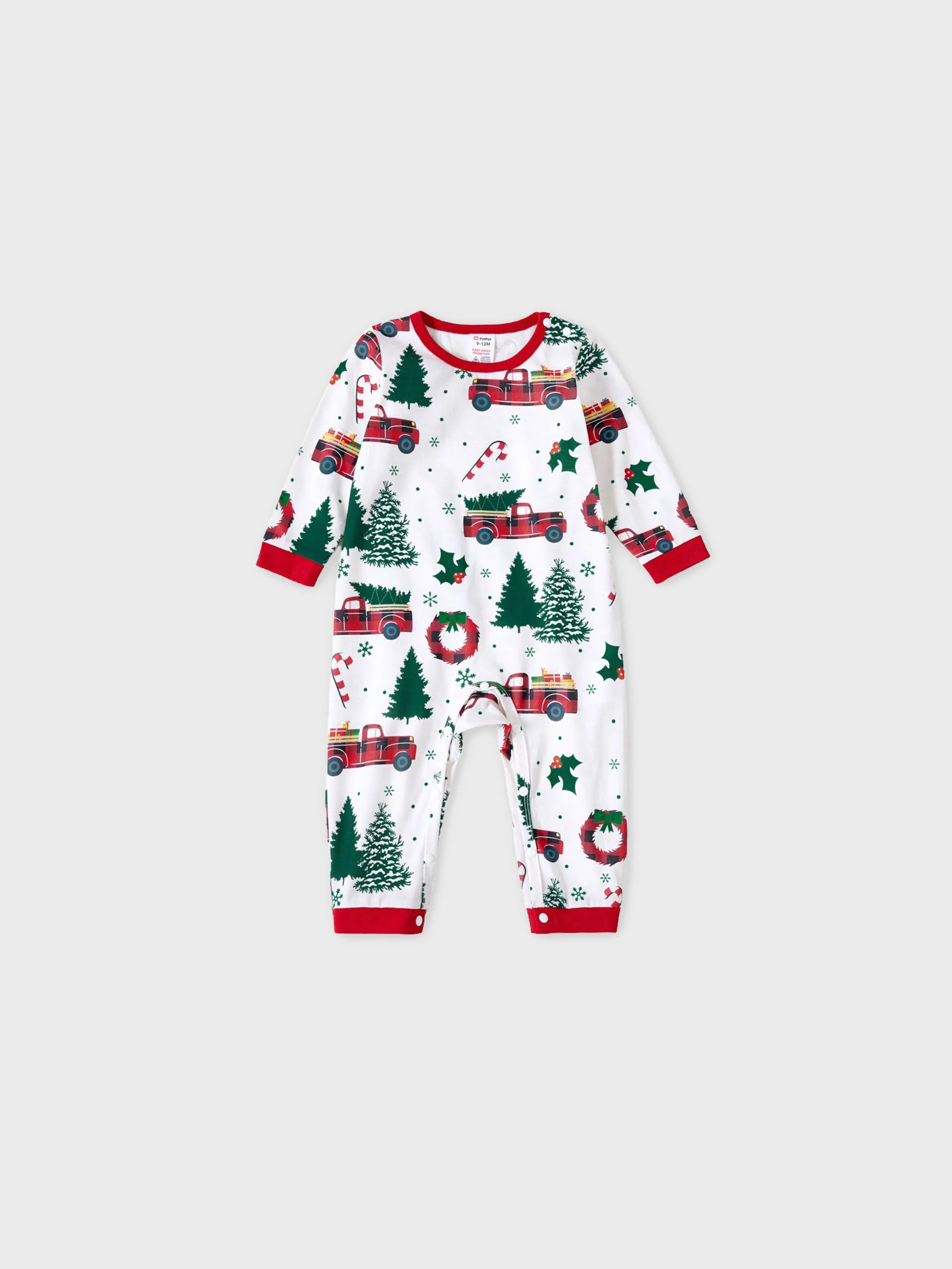 Christmas Matching Family Pyjama Set Santa Claus White - Seoul Glow