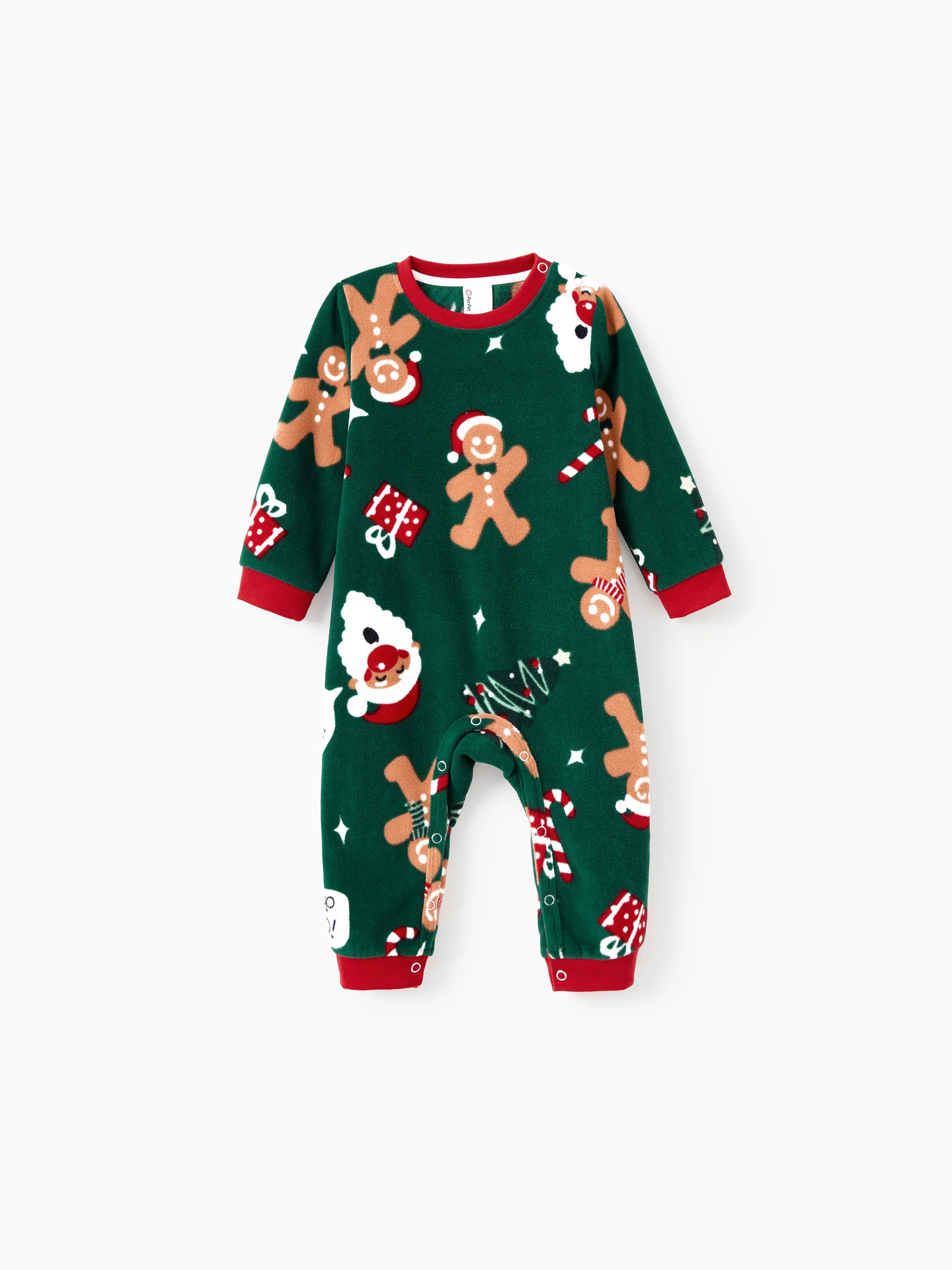 Christmas Matching Family Pyjama Set Dark Green Reindeer - Seoul Glow
