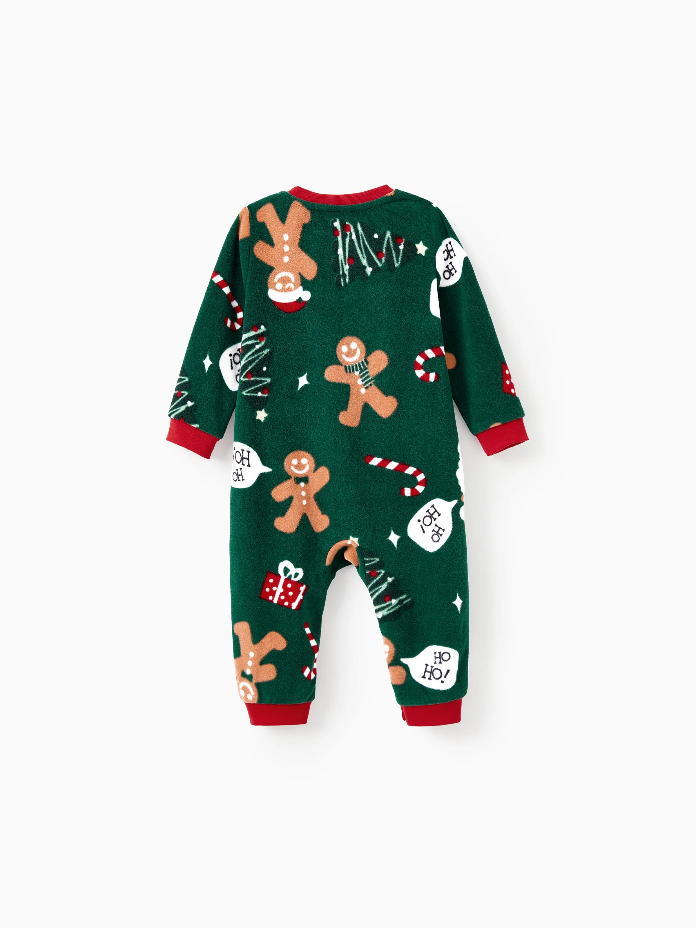 Christmas Matching Family Pyjama Set Dark Green Reindeer - Seoul Glow