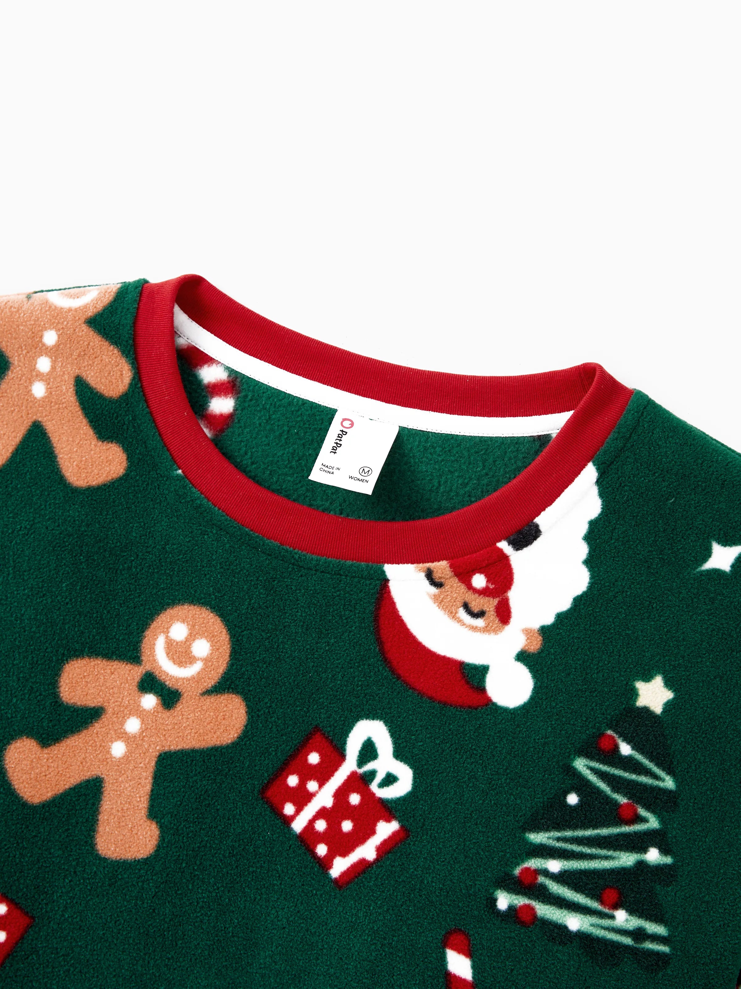Christmas Matching Family Pyjama Set Dark Green Reindeer - Seoul Glow