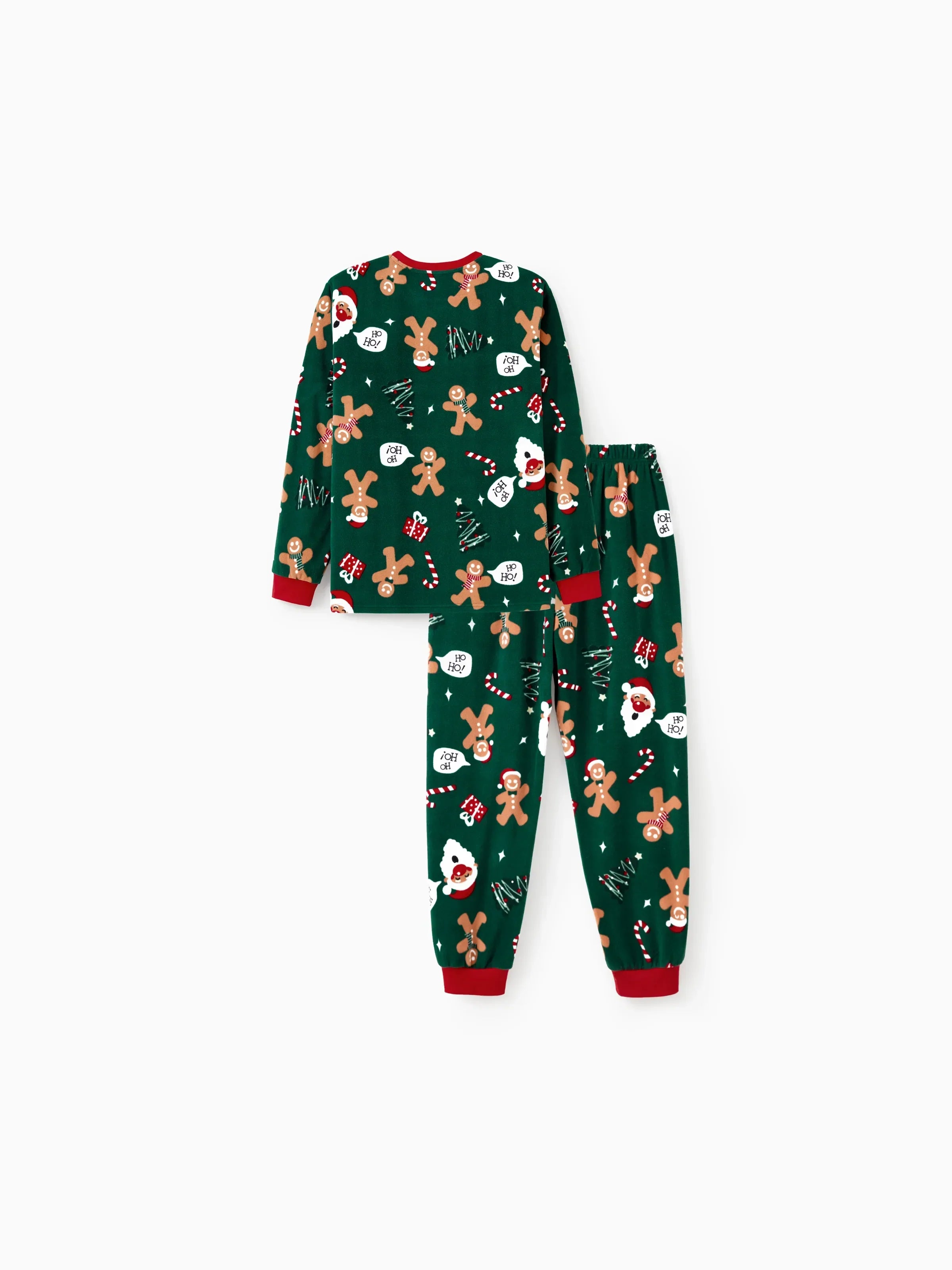 Christmas Matching Family Pyjama Set Dark Green Reindeer - Seoul Glow