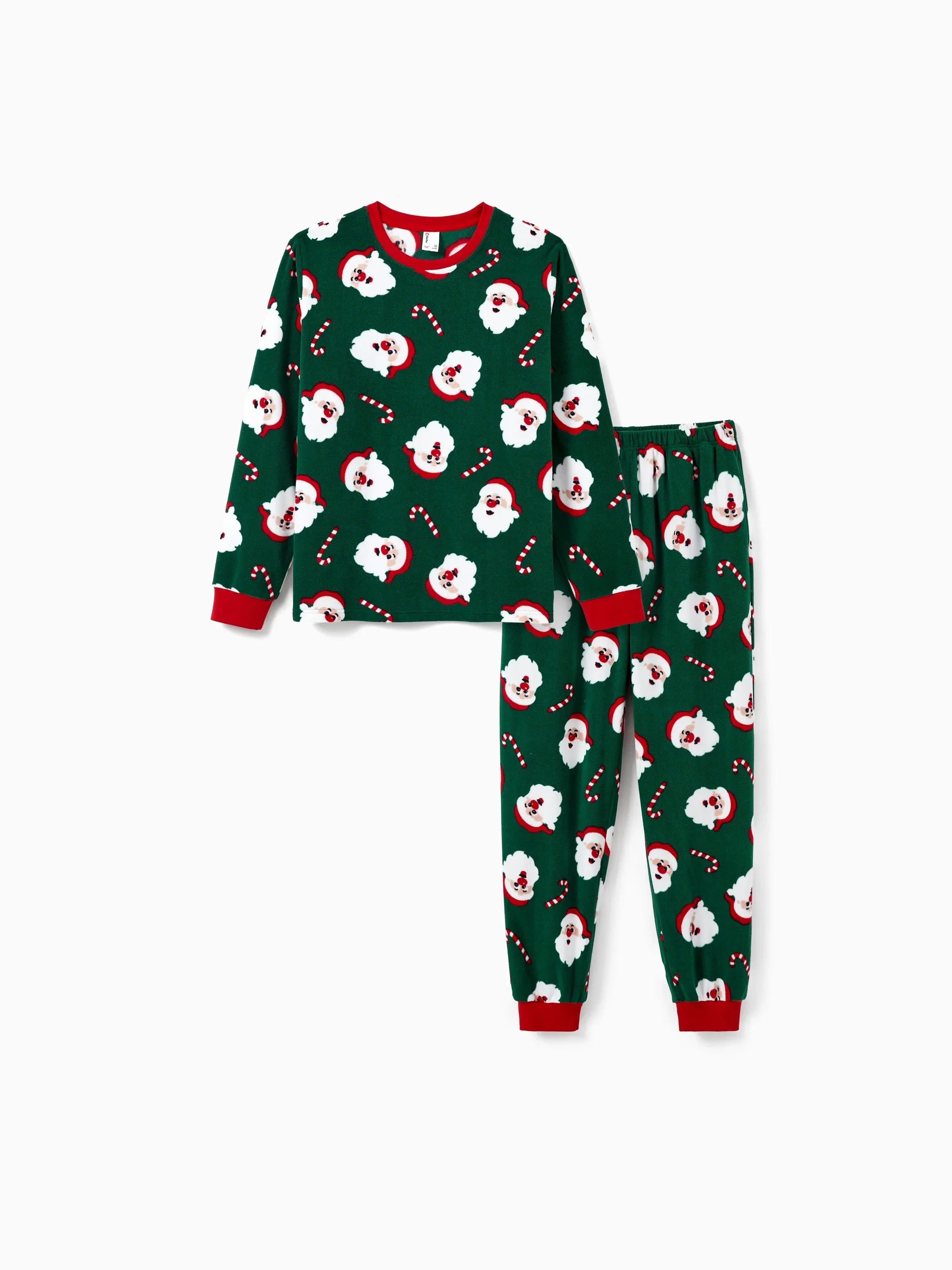 Weihnachts - Pyjama - Set für die ganze Familie – Weihnachtsmann Dunkelgrün - Seoul Glow