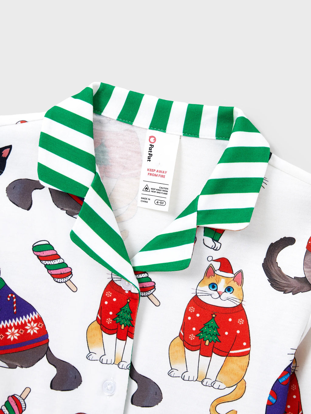 Christmas Matching Family Pyjama Set White - Seoul Glow