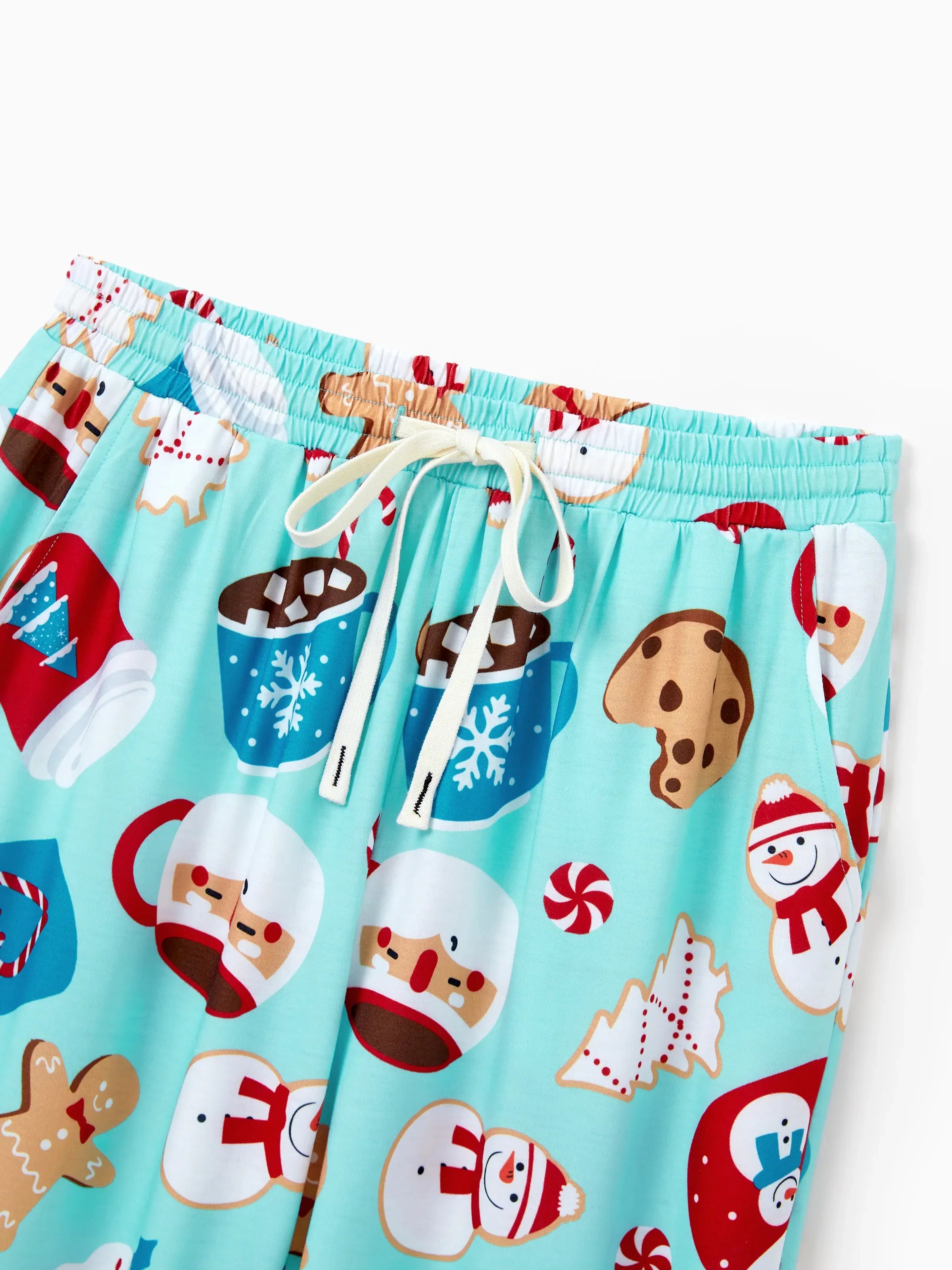 Christmas Matching Family Pyjama Set Sky Blue - Seoul Glow