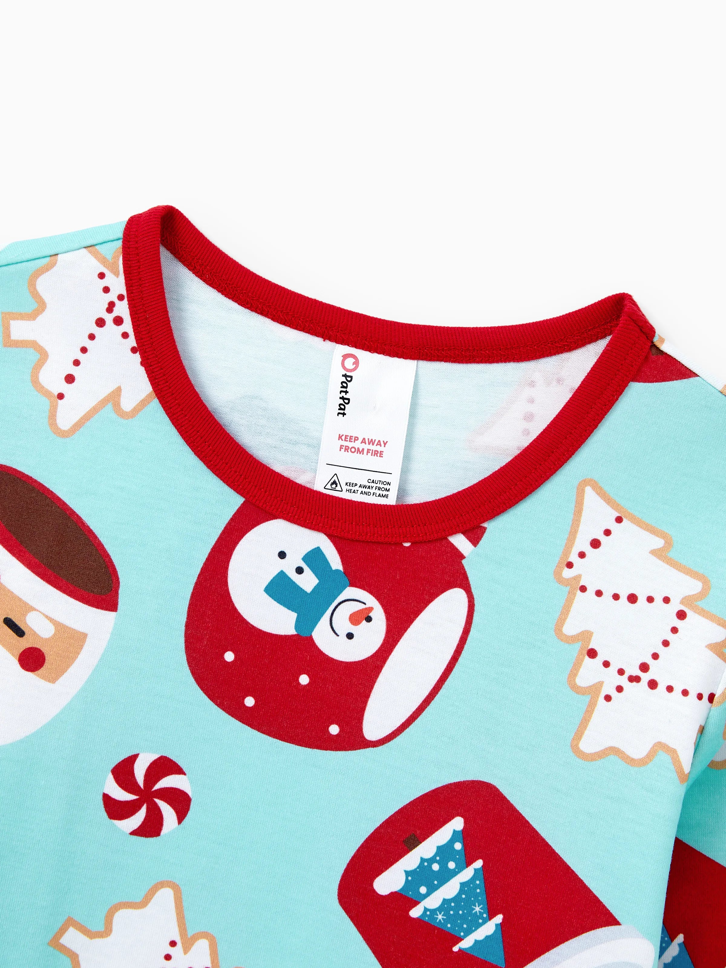 Christmas Matching Family Pyjama Set Sky Blue - Seoul Glow