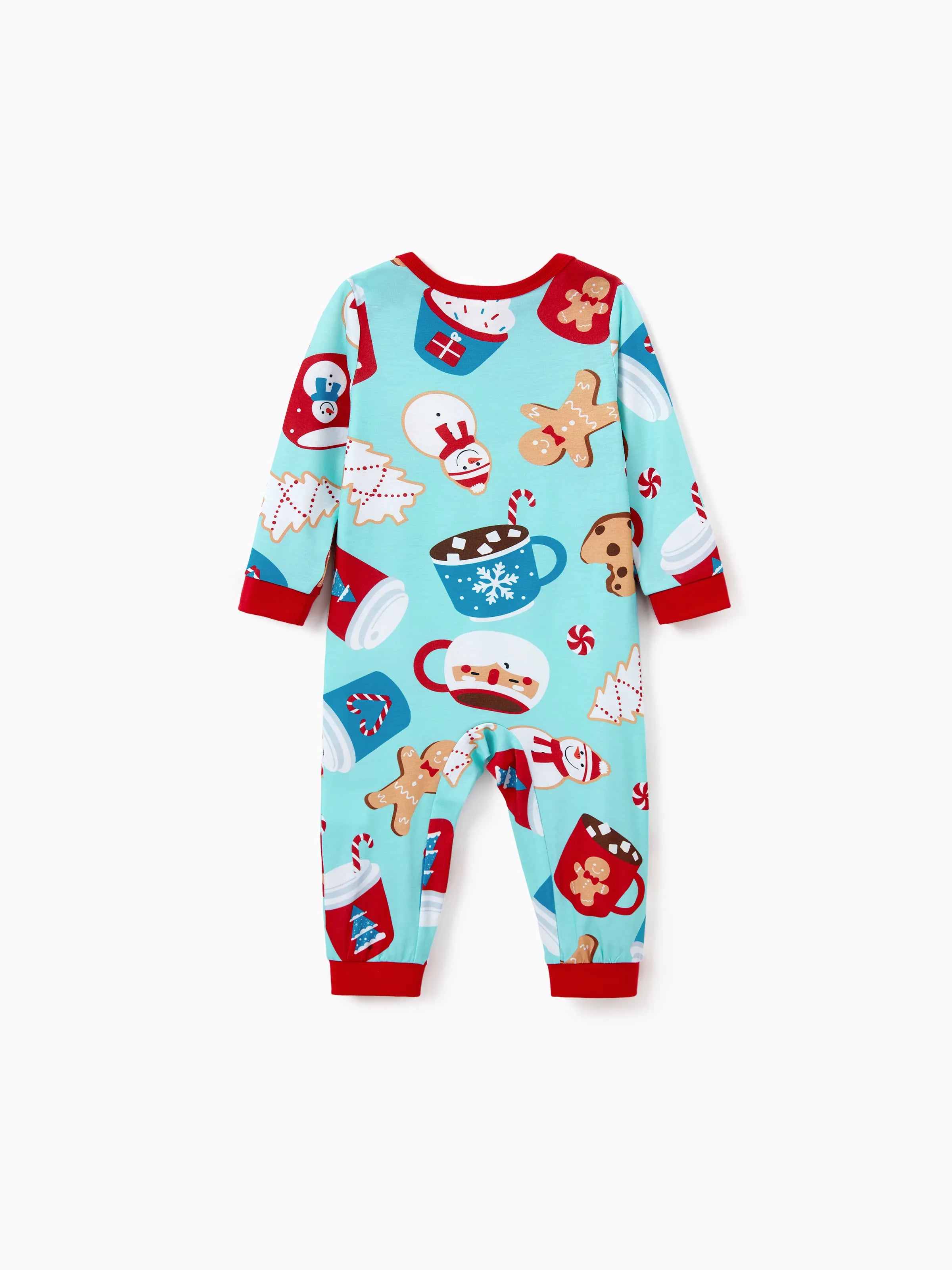 Christmas Matching Family Pyjama Set Sky Blue - Seoul Glow