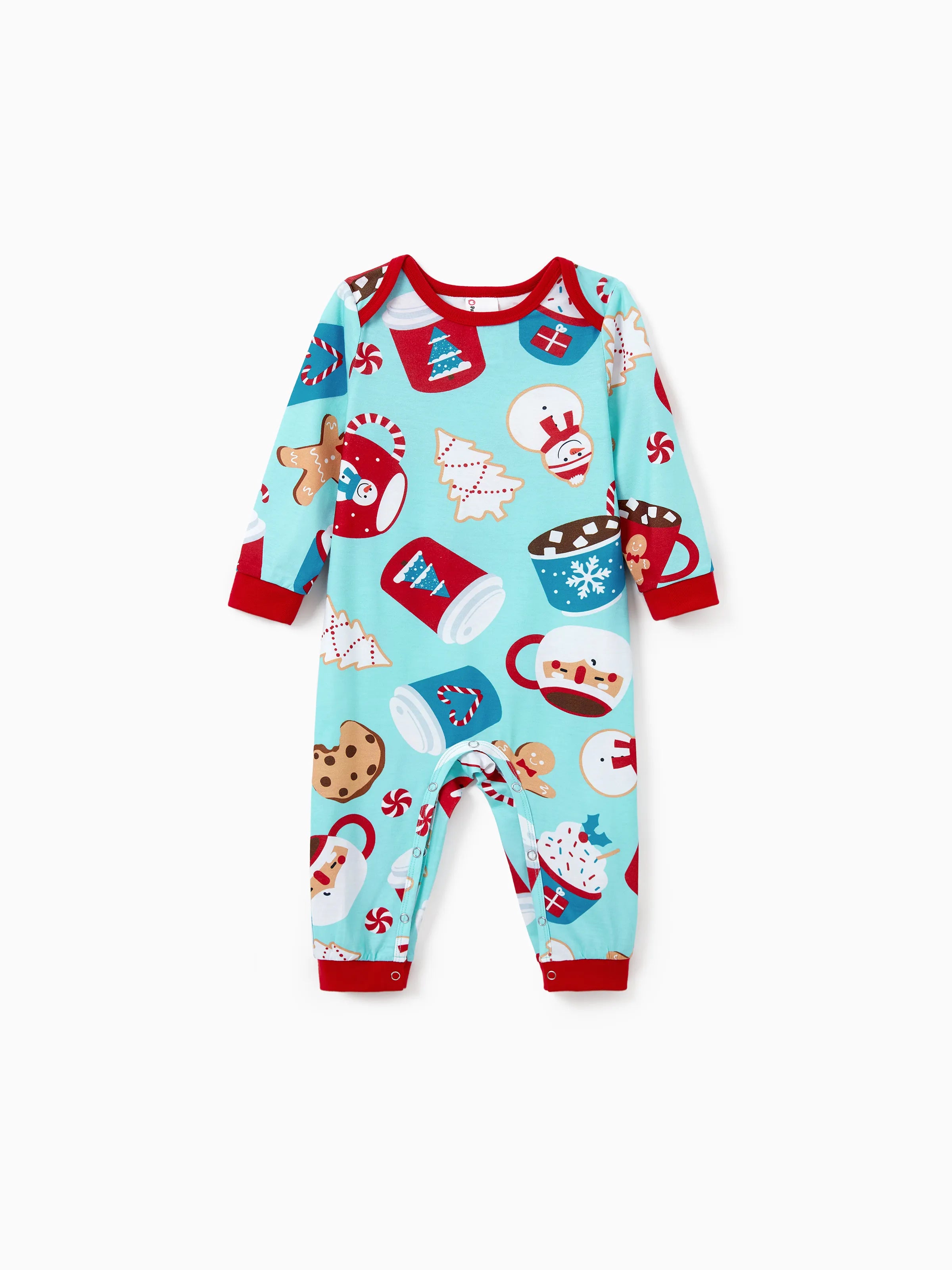 Christmas Matching Family Pyjama Set Sky Blue - Seoul Glow