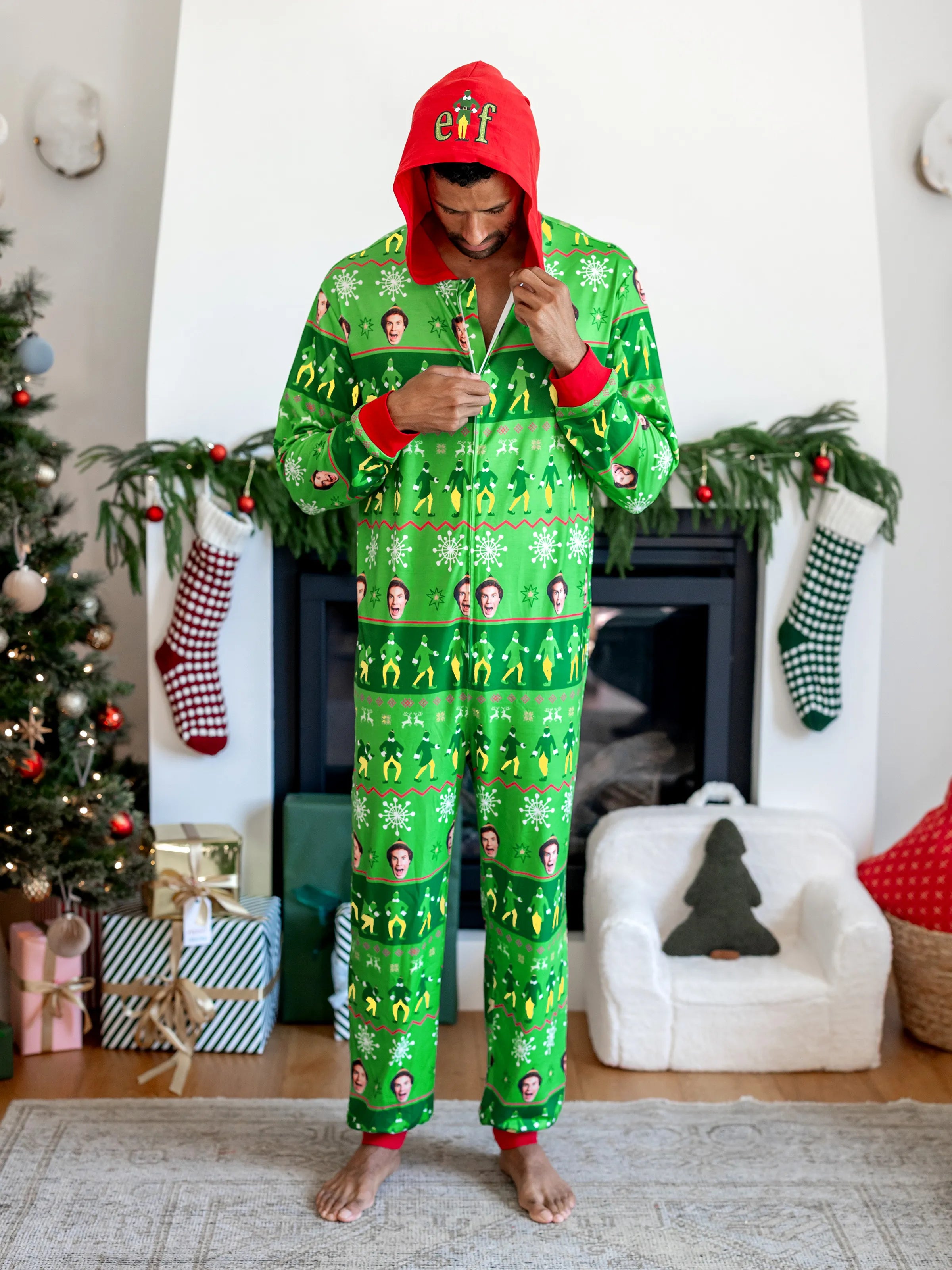 Christmas Matching Family Pyjama Set Elf Green - Seoul Glow