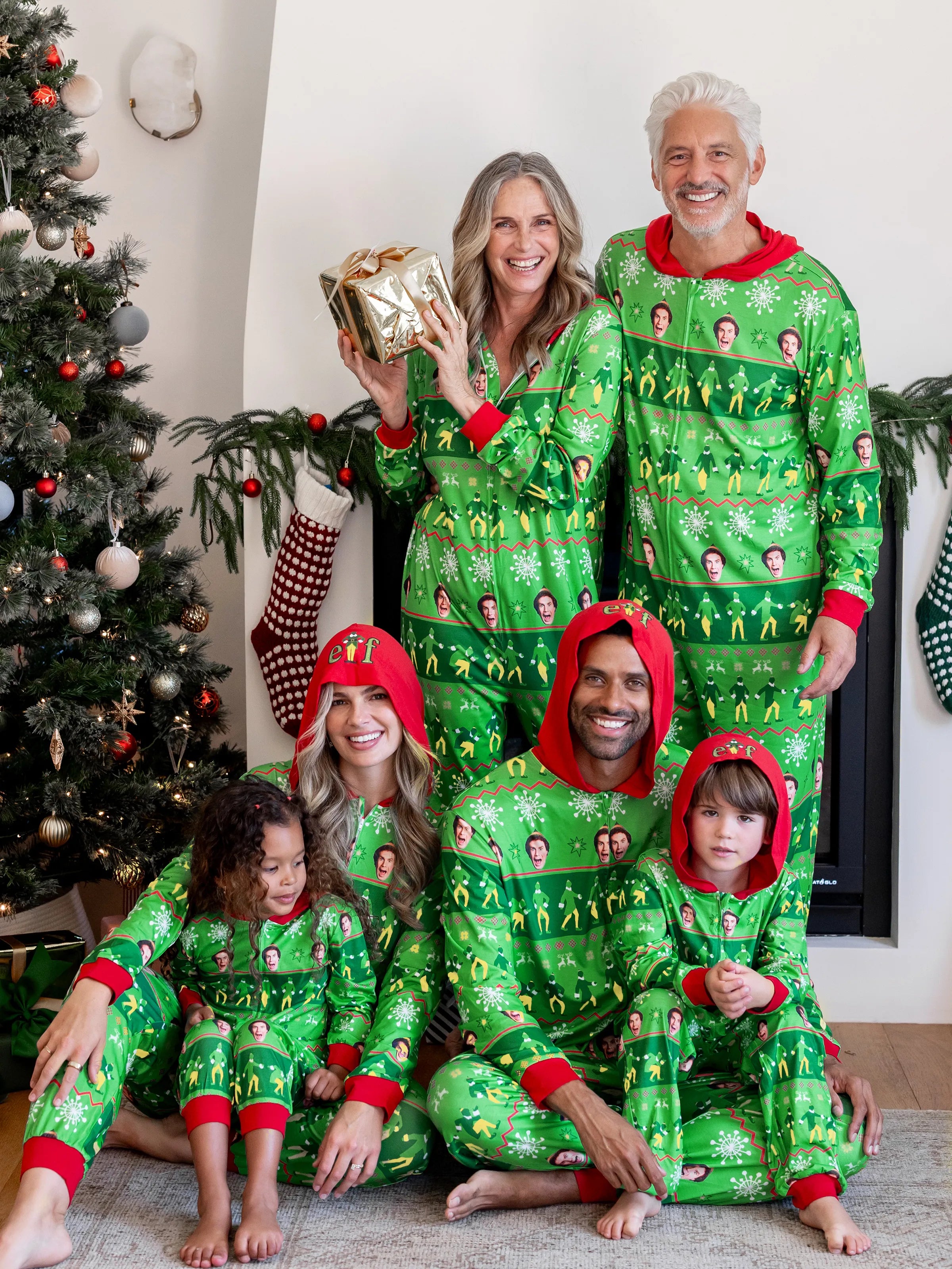 Christmas Matching Family Pyjama Set Elf Green - Seoul Glow