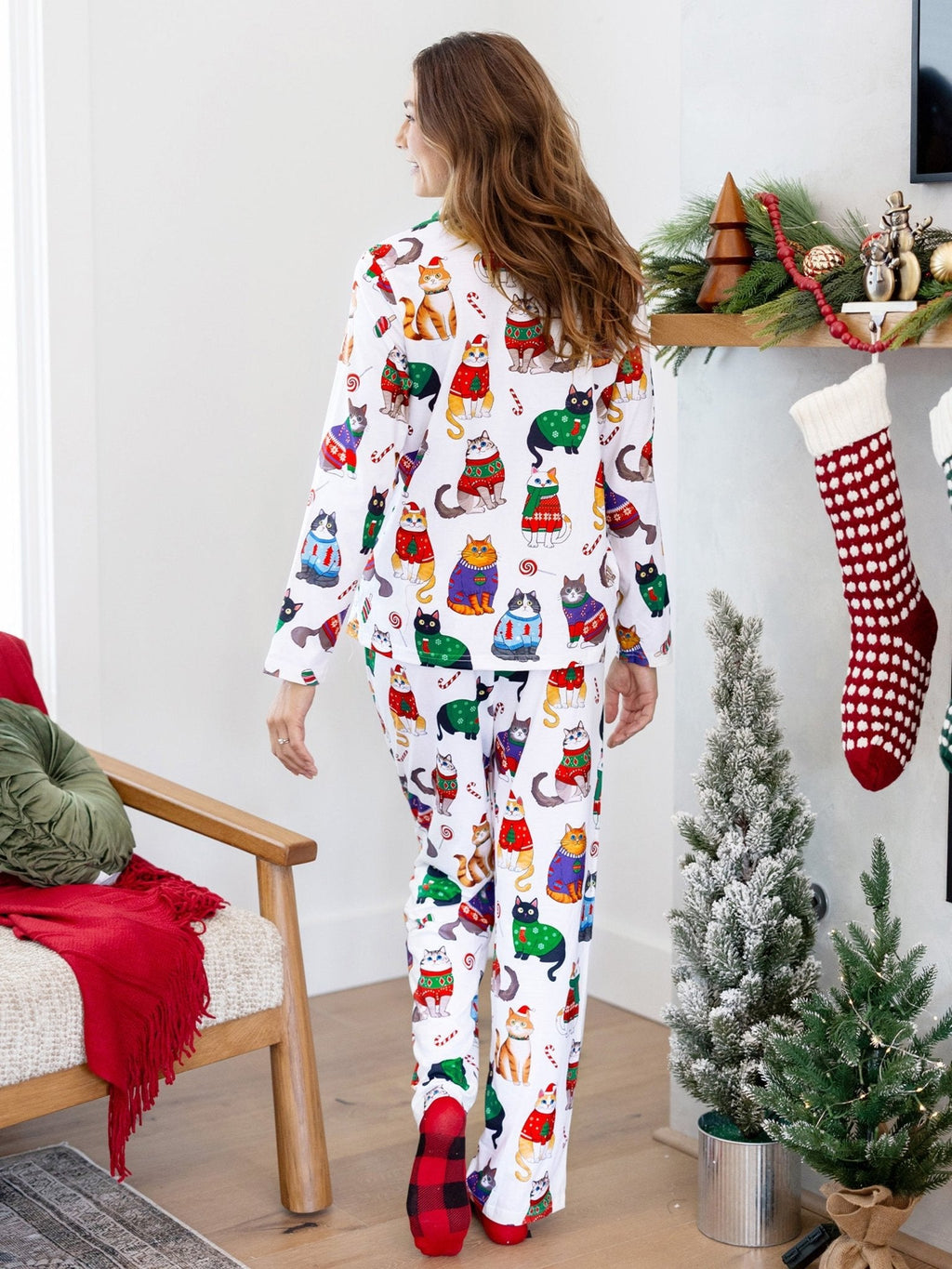Christmas Matching Family Pyjama Set White - Seoul Glow