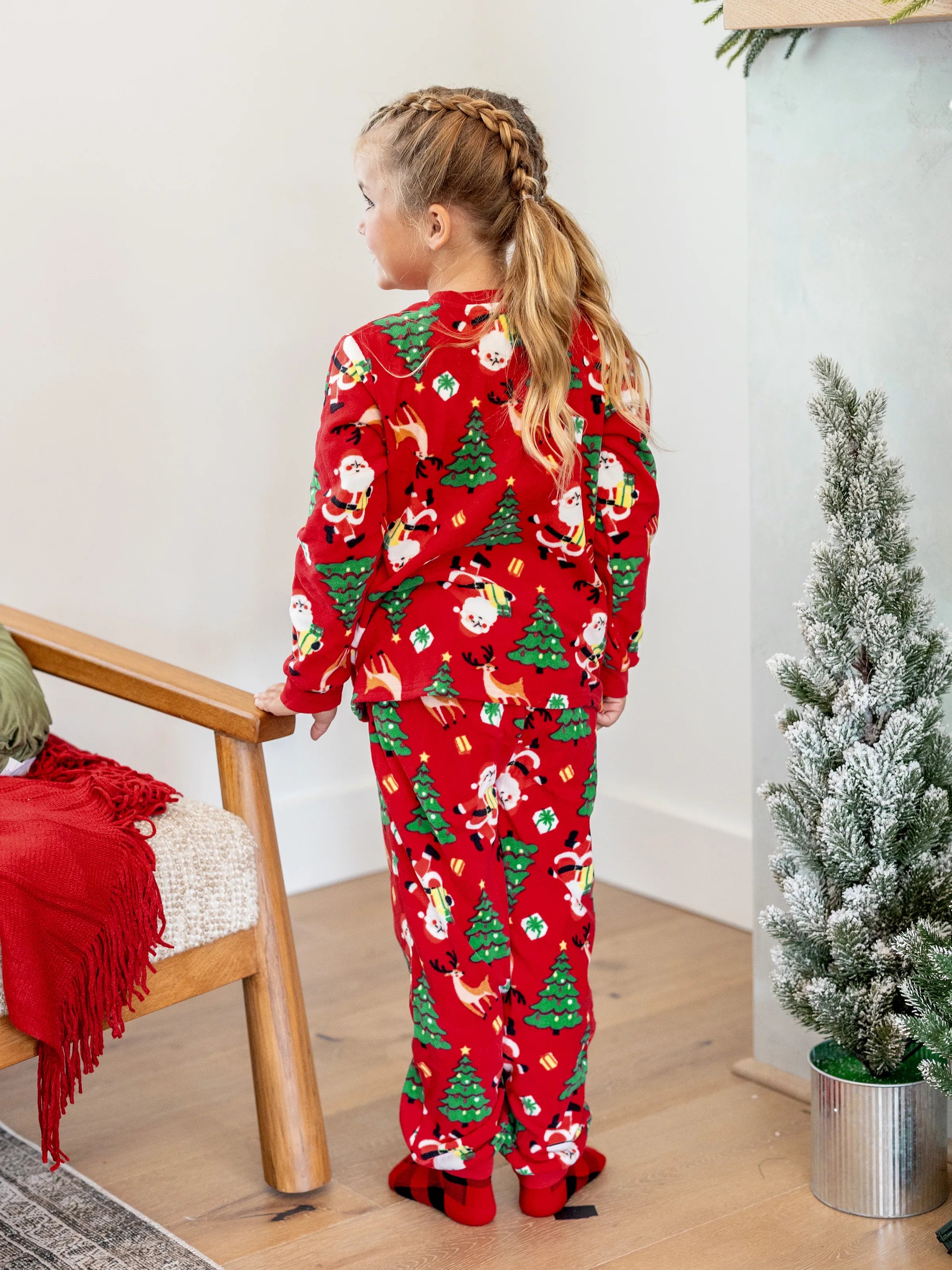 Christmas Matching Family Pyjama Set Red - Seoul Glow