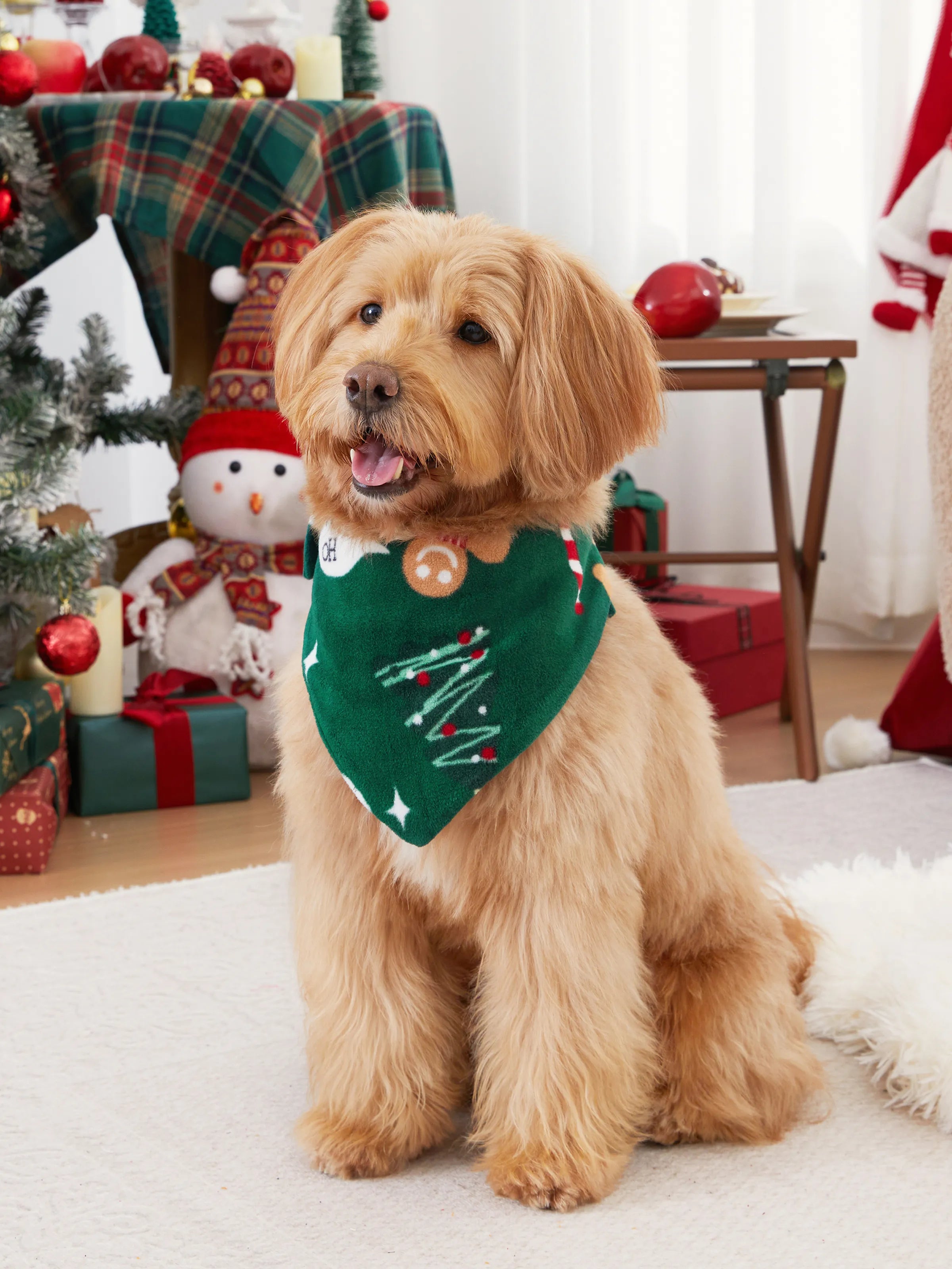 Christmas Matching Family Pyjama Set Dark Green Reindeer - Seoul Glow