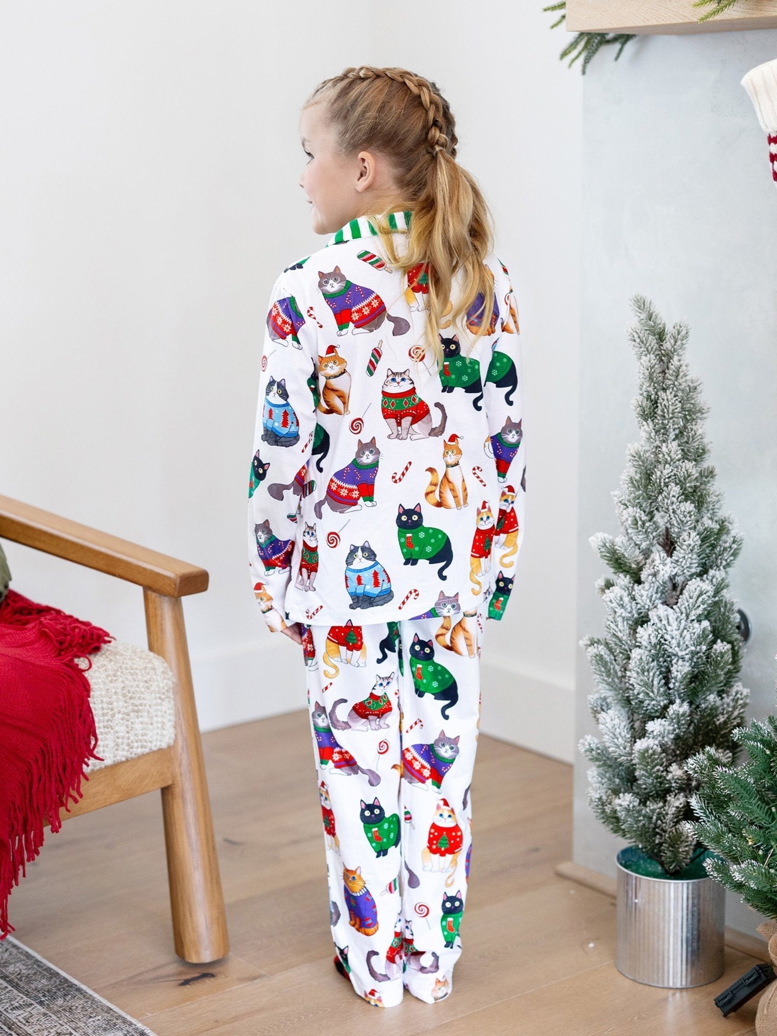 Christmas Matching Family Pyjama Set White - Seoul Glow