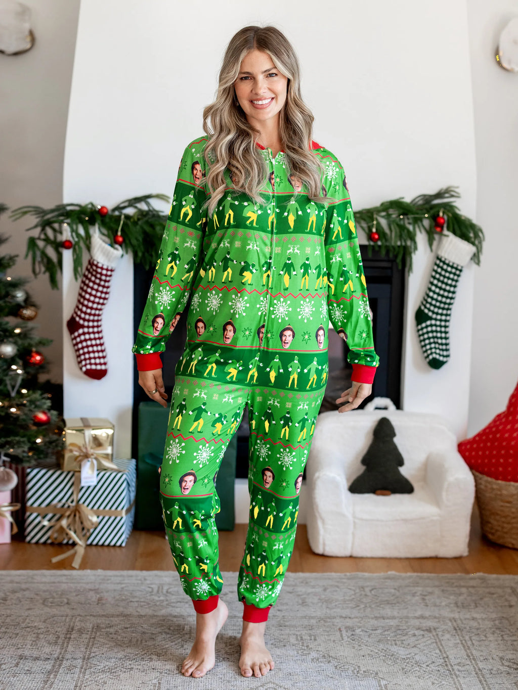 Christmas Matching Family Pyjama Set Elf Green - Seoul Glow