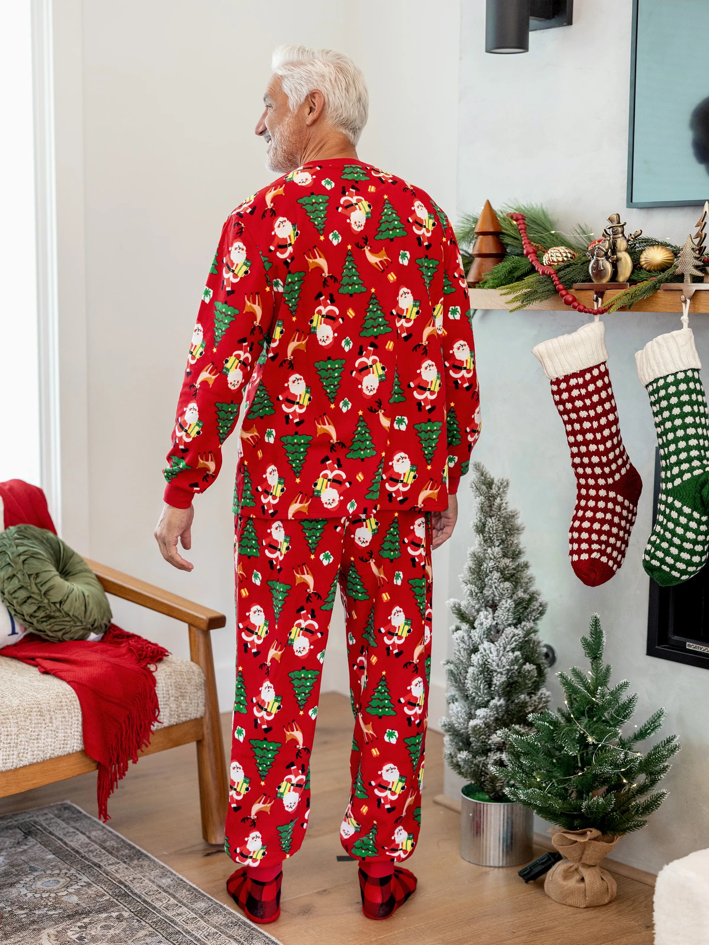 Christmas Matching Family Pyjama Set Red - Seoul Glow